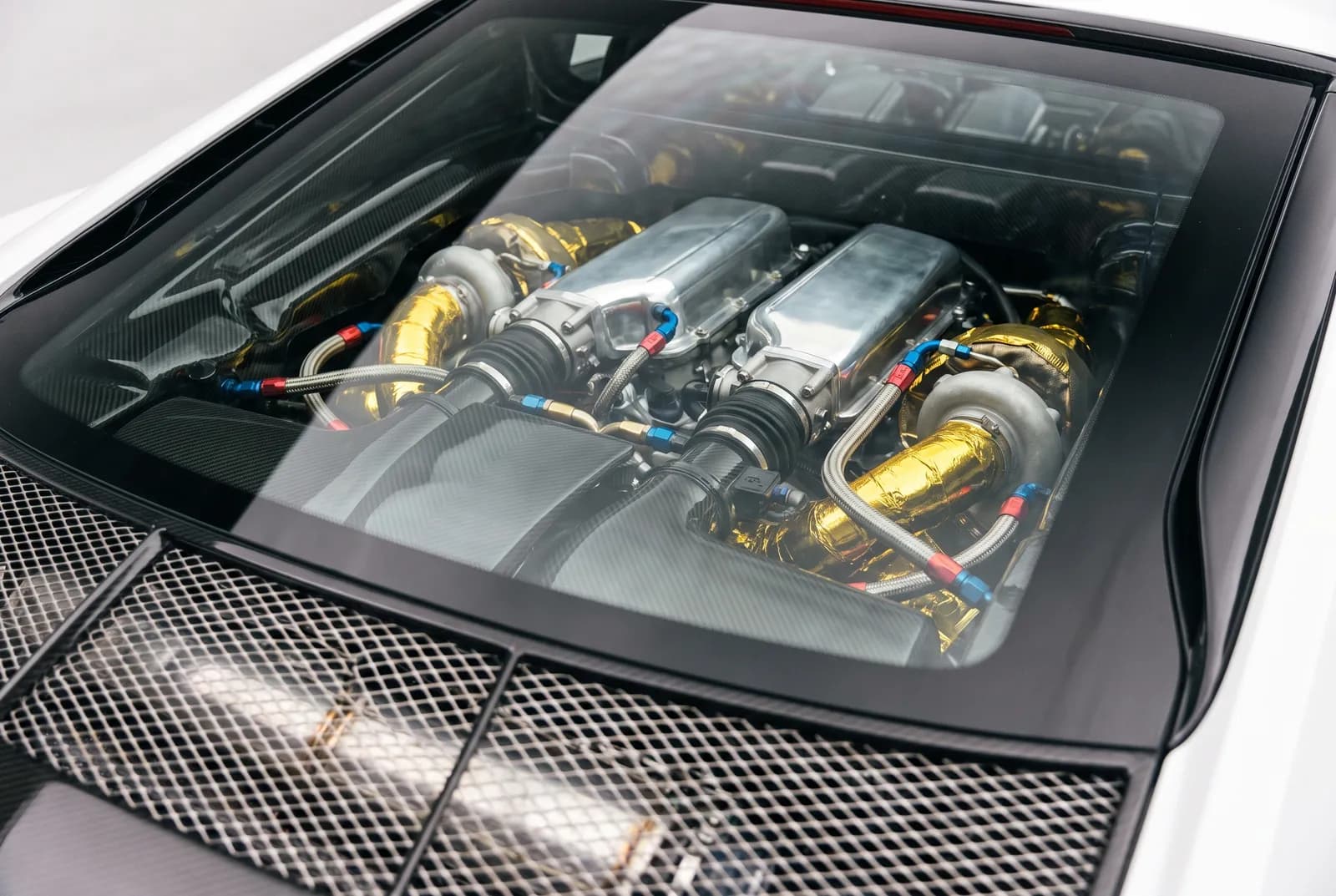 Detail van een McLaren Supersport