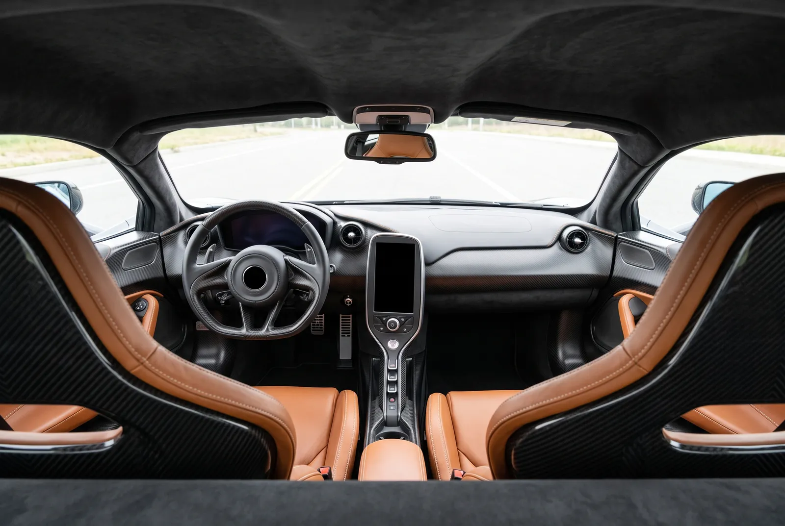 Interieur van een McLaren